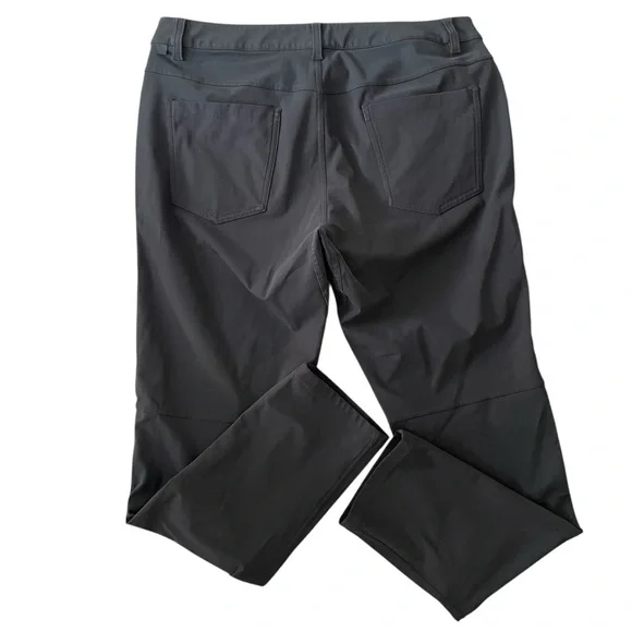 Lululemon Pant Men’s Size 34X30 Gray Obsidian ABC Slim Fit Warpstreme - Picture 3 of 8